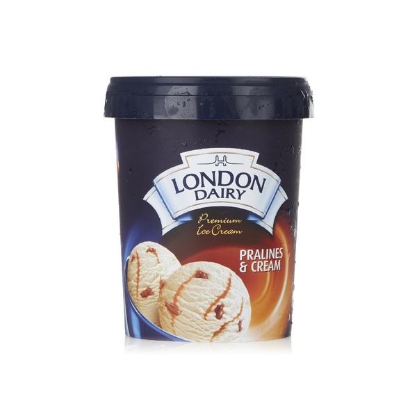 London Dairy praline & cream ice cream 500ml - Waitrose UAE & Partners - 6291003095870