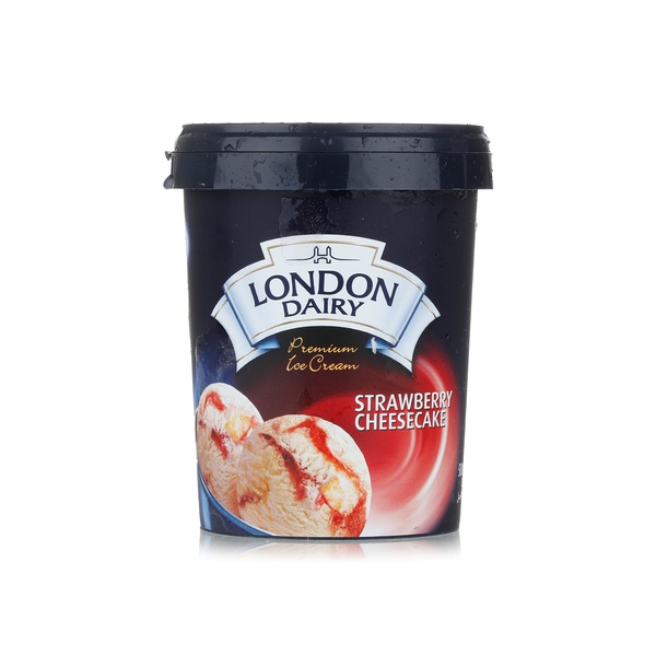 London Dairy strawberry cheesecake ice cream 500ml - Waitrose UAE & Partners - 6291003102905