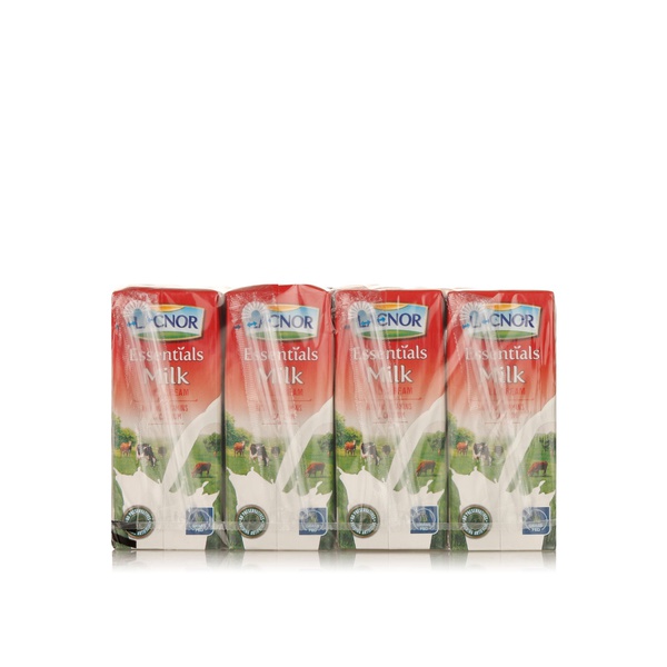 Lacnor Essentials milk full cream 8 x 180ml - Waitrose UAE & Partners - 6291016014219