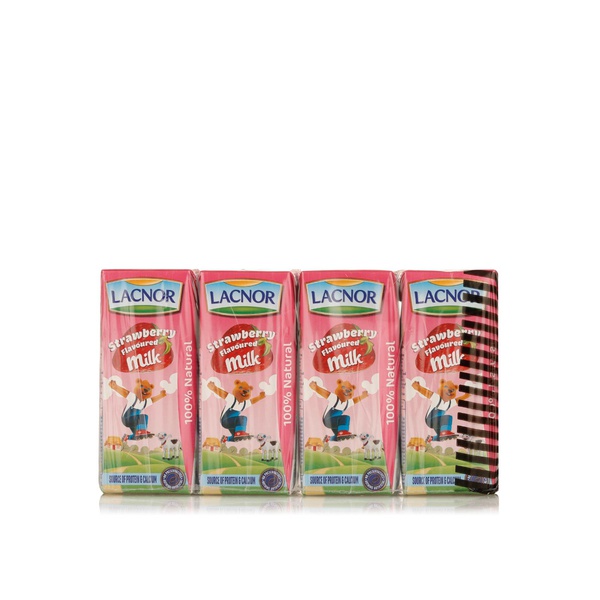 Lacnor strawberry milk 180ml - Waitrose UAE & Partners - 6291016024218
