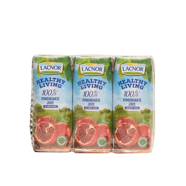 Lacnor Healthy Living pomegranate juice 6 x 250ml - Waitrose UAE & Partners - 6291016173237