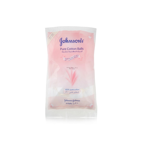 Johnson & Johnson pure cotton balls 50s - Waitrose UAE & Partners - 6291018100026