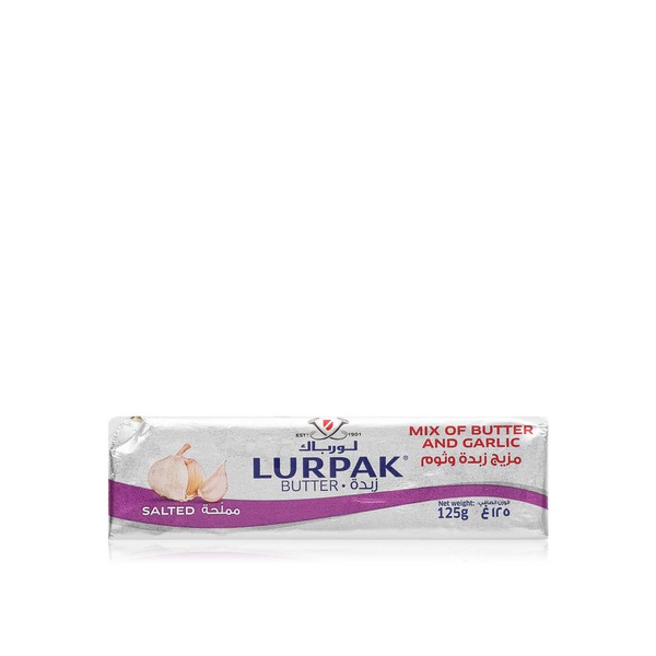 Lurpak butter with crushed garlic 125g - Waitrose UAE & Partners - 6291021911824