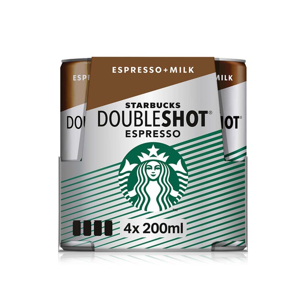 Starbucks Double Shot Espresso 4x200ml - Waitrose UAE & Partners - 6291021931730