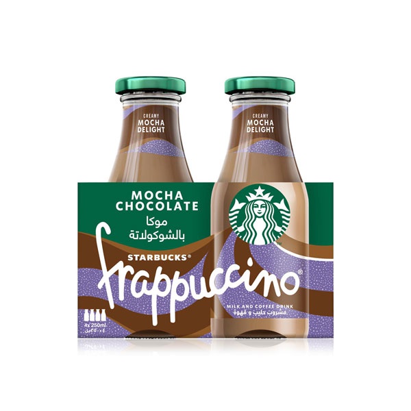 Starbucks Mocha Chocolate Frappuccino coffee 4x250ml - Waitrose UAE & Partners - 6291021931778