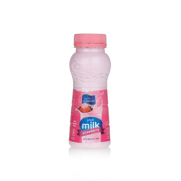Al Rawabi strawberry milk 200ml - Waitrose UAE & Partners - 6291030500064