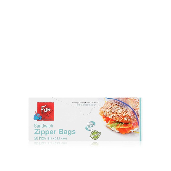 Fun sandwich bags x50 - Waitrose UAE & Partners - 6291033004705