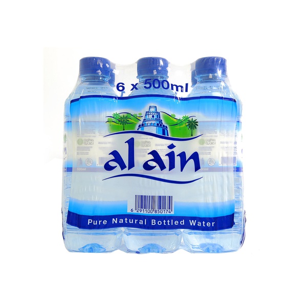 Al Ain bottled drinking water 6 x 500ml - Waitrose UAE & Partners - 6291100850174