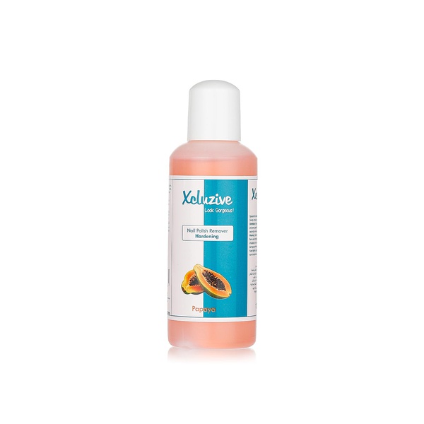 Xcluzive papaya hardening nail polish remover 120ml - Waitrose UAE & Partners - 6291103071385