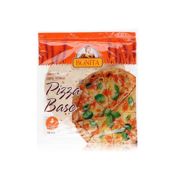 Bonita pizza bases 19cmx4 340g - Waitrose UAE & Partners - 6291103381309