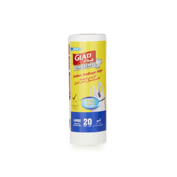 Glad tuff stuff indoor garbage bags - Waitrose UAE & Partners - 6291105650021