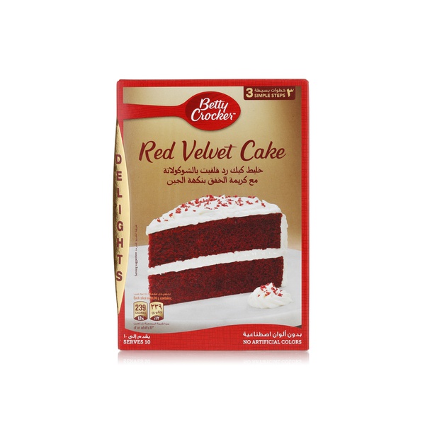 Betty Crocker red velvet cake mix 395g - Waitrose UAE & Partners - 6291105690898