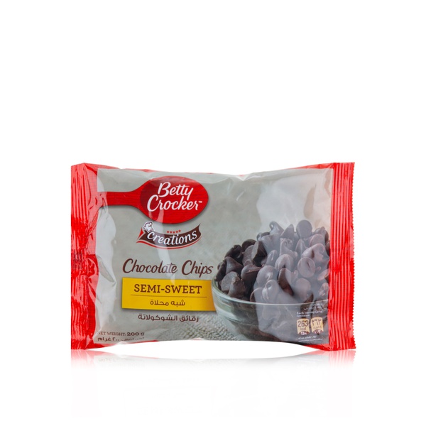 Betty Crocker semi-sweet chocolate chips 200g - Waitrose UAE & Partners - 6291105691321