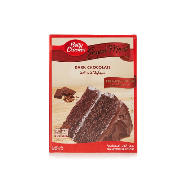 Betty Crocker dark chocolate cake mix 510g - Waitrose UAE & Partners - 6291105692120