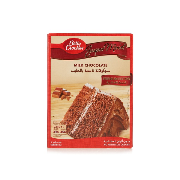 Betty Crocker milk chocolate cake mix 510g - Waitrose UAE & Partners - 6291105692137