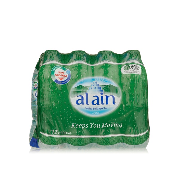 Al Ain bottled drinking water 12 x 500ml - Waitrose UAE & Partners - 6291105810074