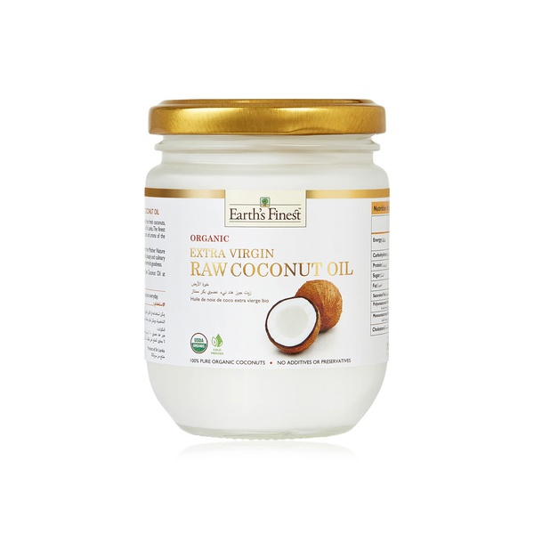 Earth's Finest organic extra virgin coconut oil 200ml - Waitrose UAE & Partners - 6291106581904
