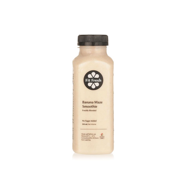 Fit Fresh banana maze smoothie 330ml - Waitrose UAE & Partners - 6291106840612
