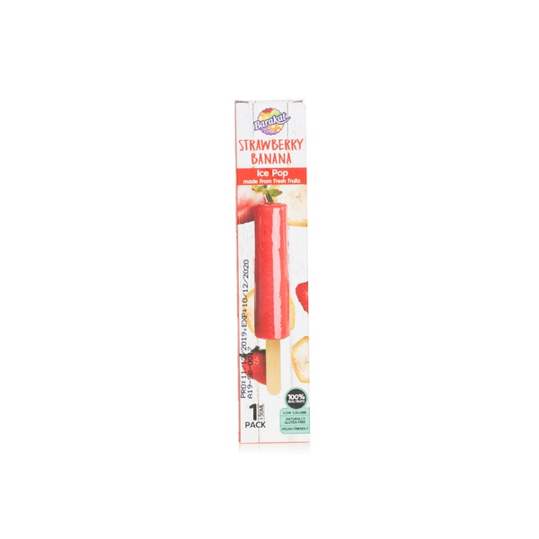 Barakat strawberry banana ice pop 50ml - Waitrose UAE & Partners - 6291107065137