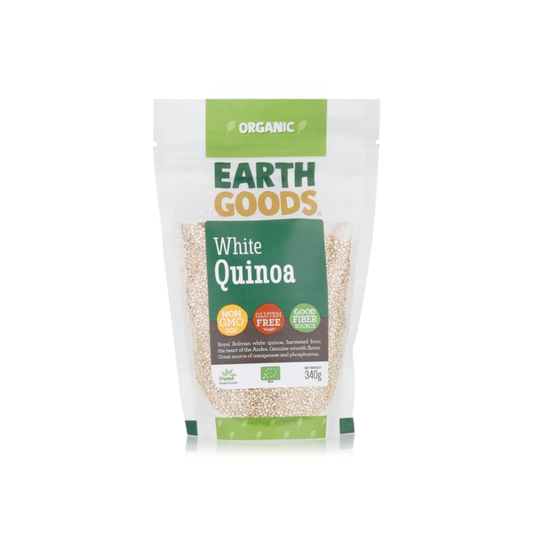 Earth Goods organic white quinoa 340g - Waitrose UAE & Partners - 6291107558479