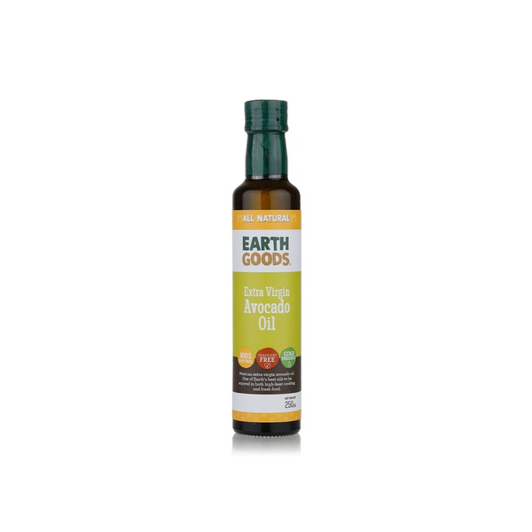 Earth Goods extra virgin avocado oil 250ml - Waitrose UAE & Partners - 6291107558691