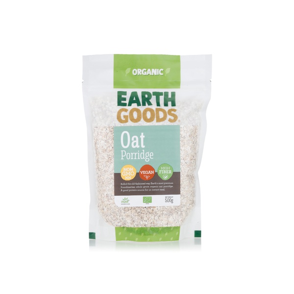 Earth Goods organic vegan oat porridge 500g - Waitrose UAE & Partners - 6291107558776
