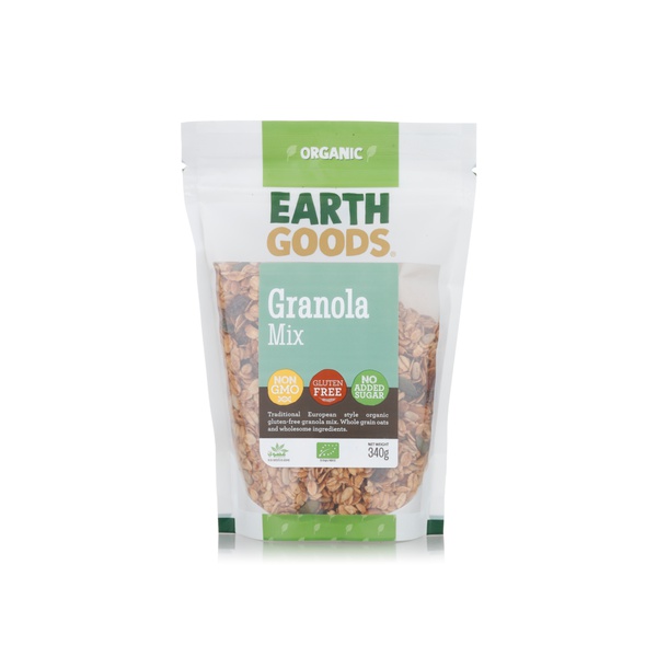 Earth Goods organic granola mix 340g - Waitrose UAE & Partners - 6291107558899