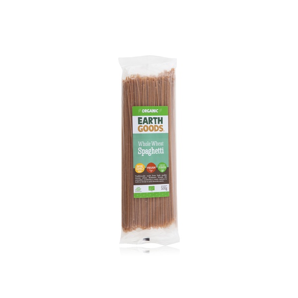 Earth Goods organic wholewheat spaghetti 500g - Waitrose UAE & Partners - 6291107559285