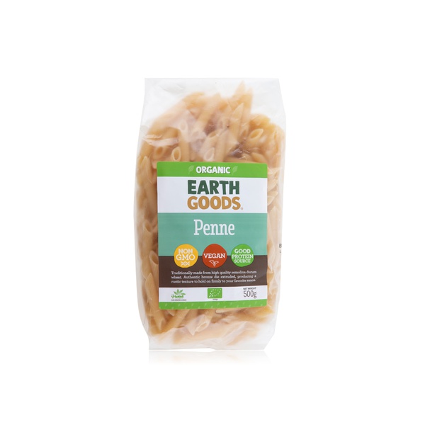 Earth Goods organic penne pasta 500g - Waitrose UAE & Partners - 6291107559346