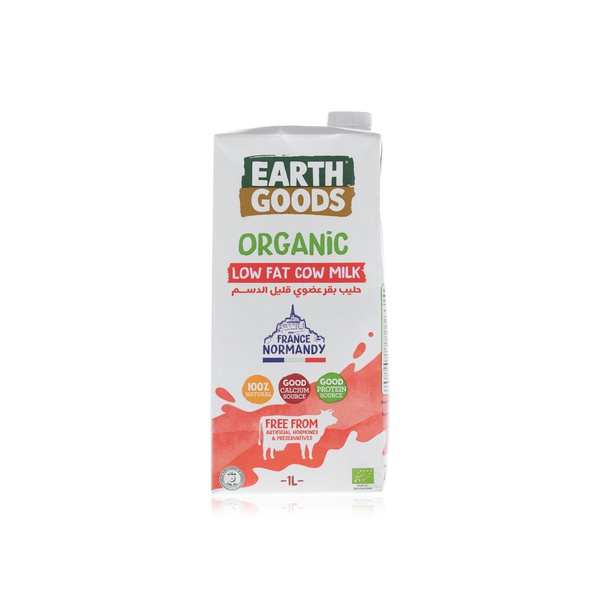 Earth Goods organic semi skimmed milk 1L - Waitrose UAE & Partners - 6291108424414
