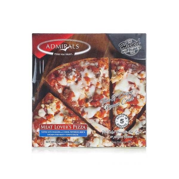Admirals meat lover's pizza 455g - Waitrose UAE & Partners - 6291108894934