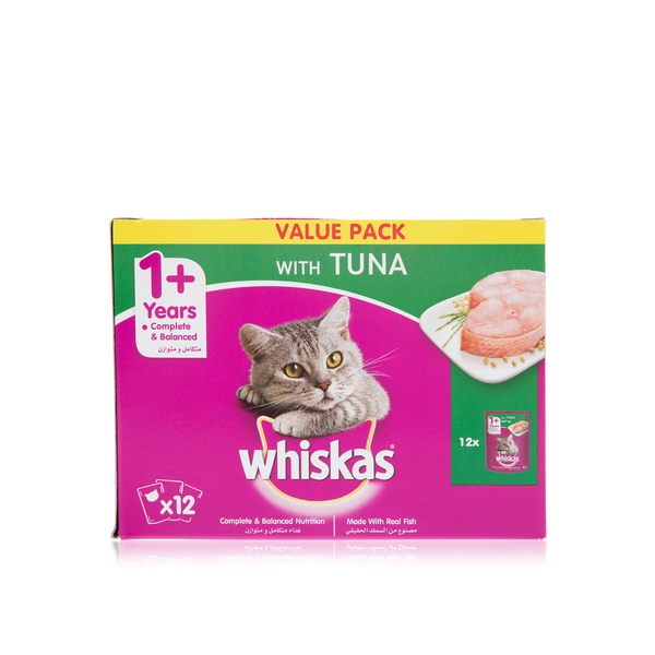 Whiskas With Tuna in Jelly 80g x 12s - Waitrose UAE & Partners - 6294001832775