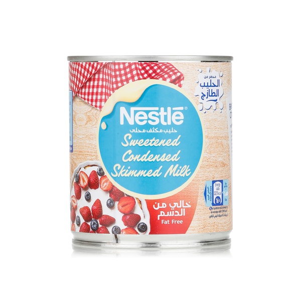 Nestle sweetened condensed milk fat free 405g - Waitrose UAE & Partners - 6294003533397