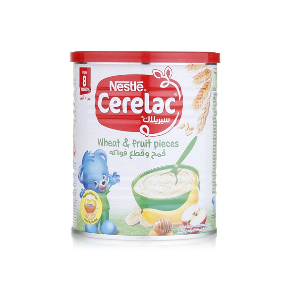 Nestle Cerelac Bifidobacterium Lactis wheat & fruit cereal stage 3 400g - Waitrose UAE & Partners - 6294003557263