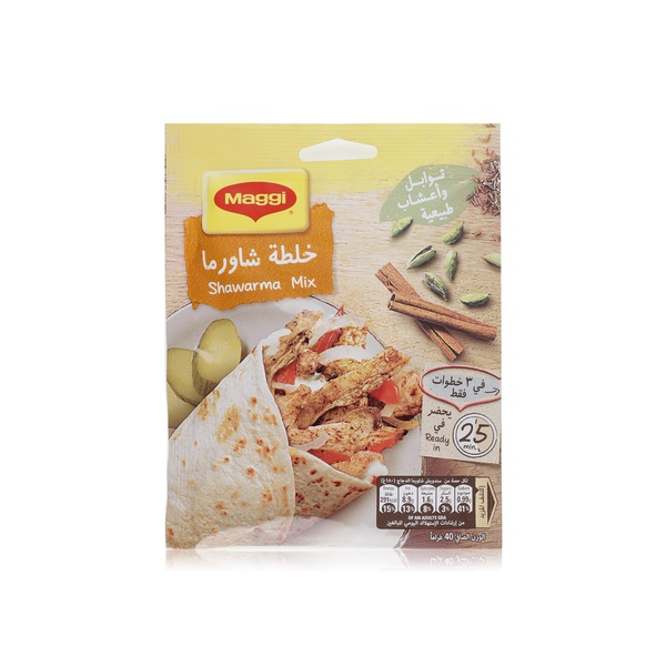Maggi chicken shawarma mix 40g - Waitrose UAE & Partners - 6294003588014