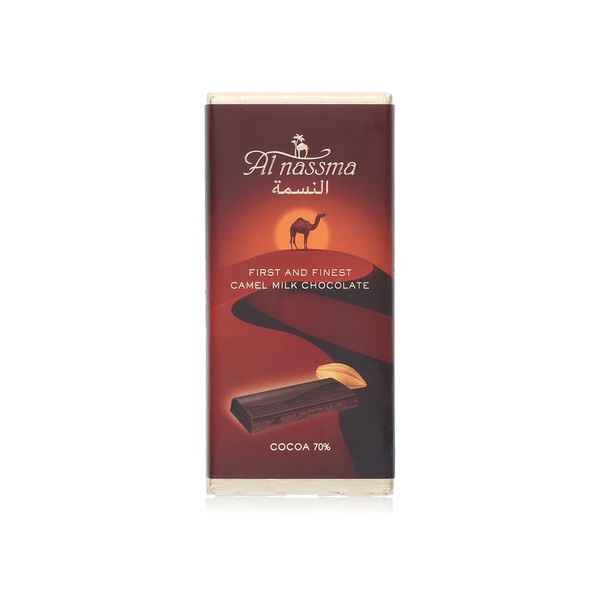 Al Nassma camel milk chocolate 70% cocoa 70g - Waitrose UAE & Partners - 6294007310024