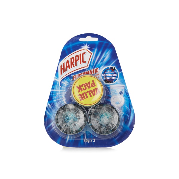 Harpic flushmatic toilet cleaner block 3x50g - Waitrose UAE & Partners - 6295120011560