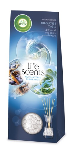Air Wick Air Freshener Freshmatic Life Scents Turquoise Oasis Reed Difuser - 6295120024225