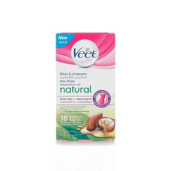 Veet bikini & underarm waxstrips 16's - Waitrose UAE & Partners - 6295120024485