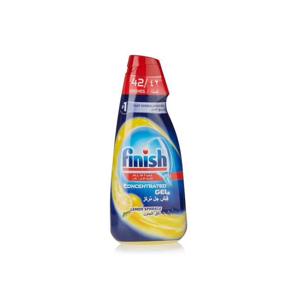 Finish concentrated lemon sparkle dishwashing gel 1ltr - Waitrose UAE & Partners - 6295120027967