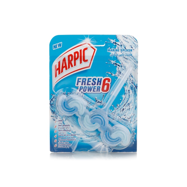Harpic Fresh Power 6 marine splash toilet pods 39g - Waitrose UAE & Partners - 6295120028667