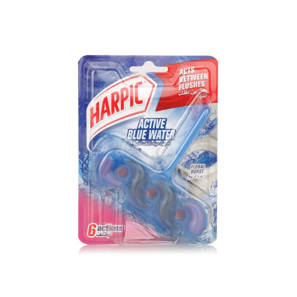 Harpic active blue water power 6 floral burst 39g - Waitrose UAE & Partners - 6295120033913