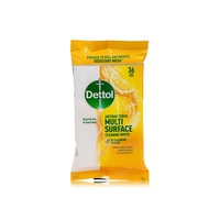 Dettol multipurpose cleaning wipes lemon x36 - Waitrose UAE & Partners - 6295120046760