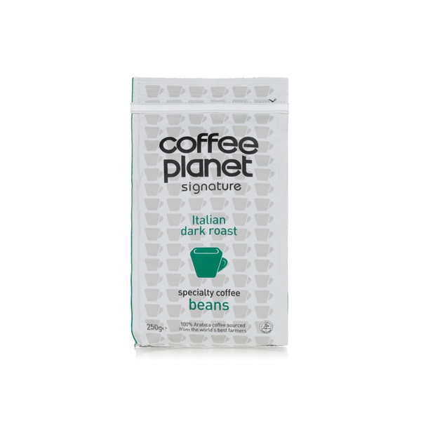 Coffee Planet Italian dark roast coffee beans 250g - Waitrose UAE & Partners - 6297000130347