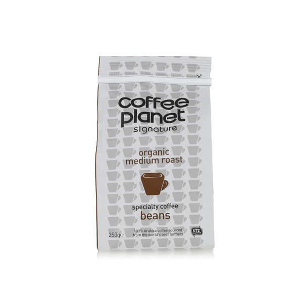 Coffee Planet organic medium roast beans 250g - Waitrose UAE & Partners - 6297000130583