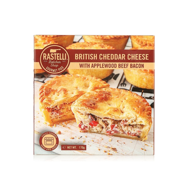 Rastelli cheddar and beef bacon pie 170g - Waitrose UAE & Partners - 6297000872629
