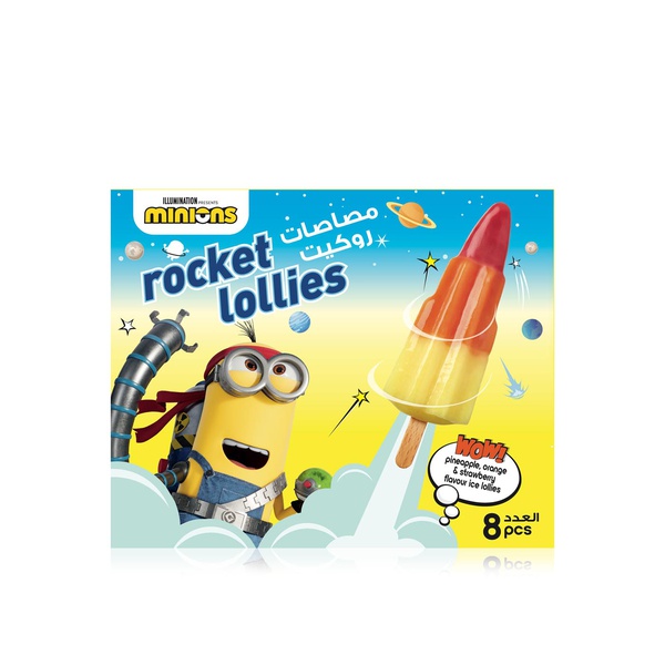 Minions rocket lollies 8x480g - Waitrose UAE & Partners - 6297001222201