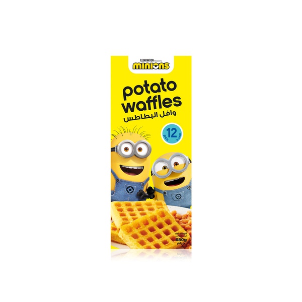 Minions potato waffles x12 680g - Waitrose UAE & Partners - 6297001222249