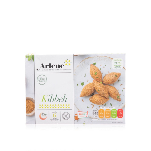 Arlene pre-fried plant-based kibbeh 180g - Waitrose UAE & Partners - 6298044104356