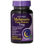 Natrol Melatonin Time Release Tablets, 5mg, 100 Count (pack of 2) - 631113226614